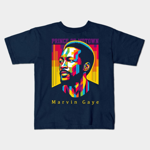 Prince of Motown Kids T-Shirt by BAJAJU